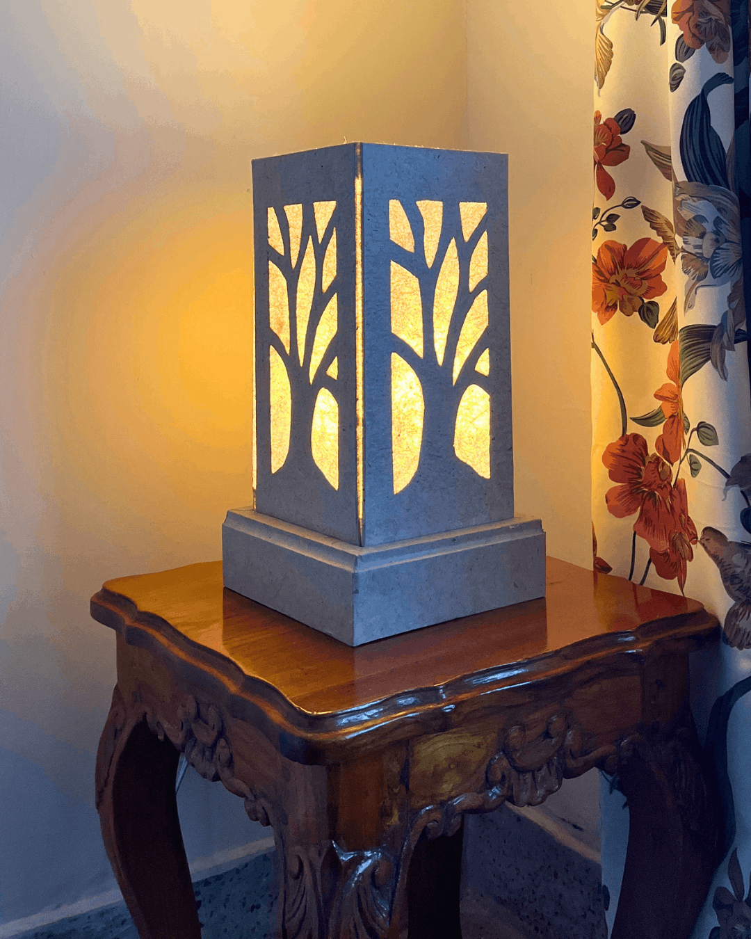 Banana Fiber paper lamp