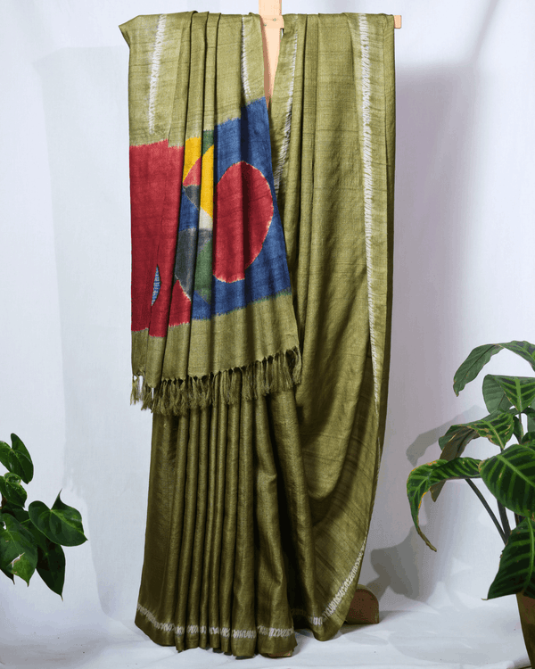Naturally Dyed Cotton Saree