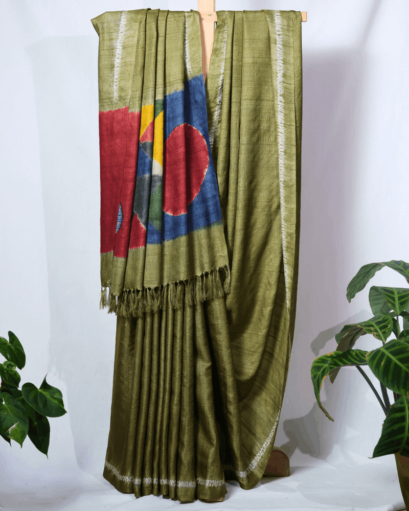 Naturally Dyed Cotton Saree