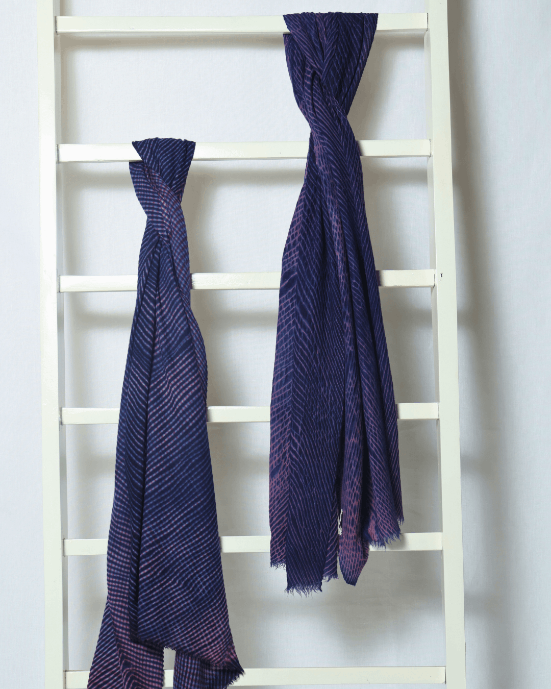 Naturally Dyed Organza Silk Shawl