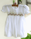 smocking embroidery dress