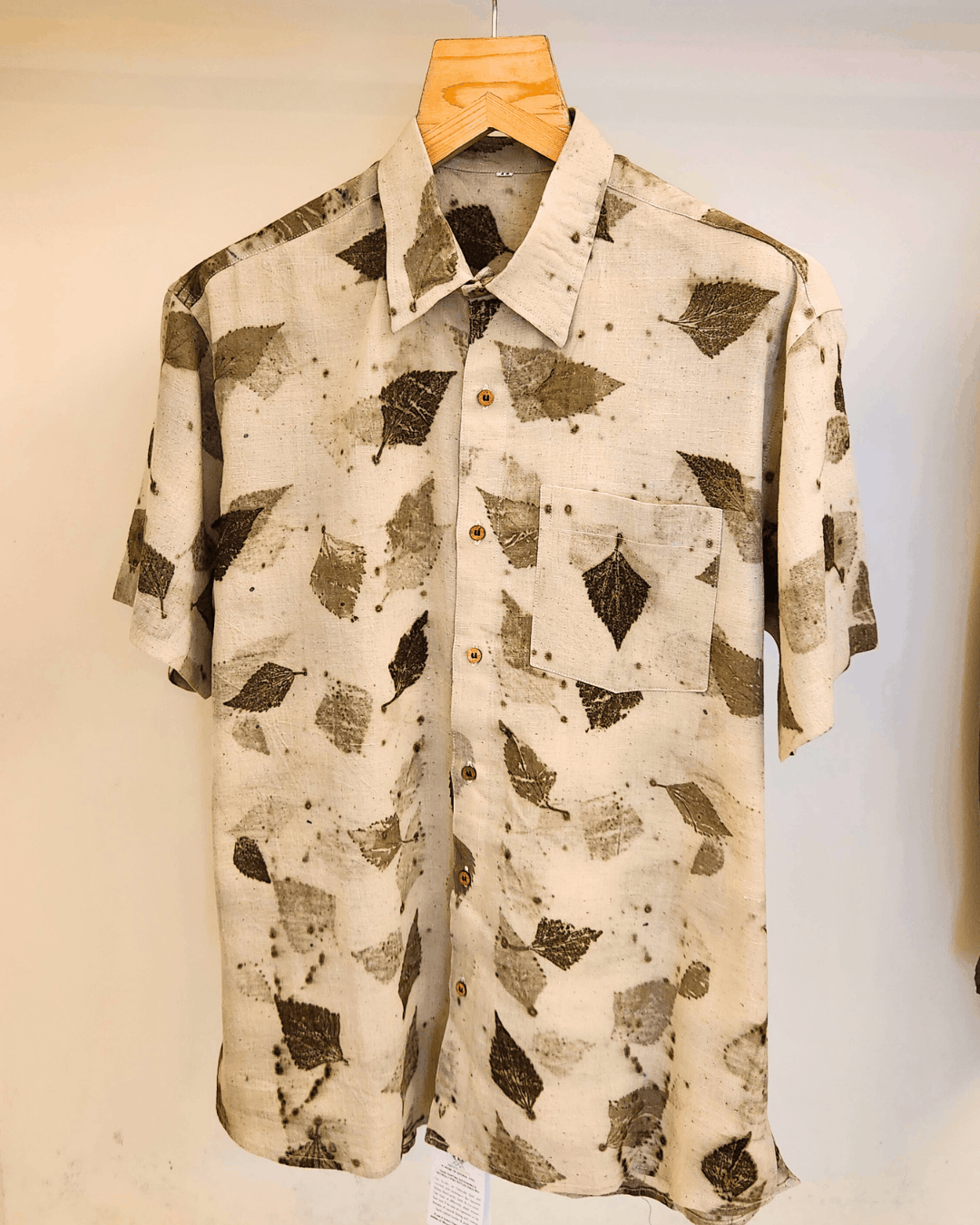 Eco print cotton Shirt